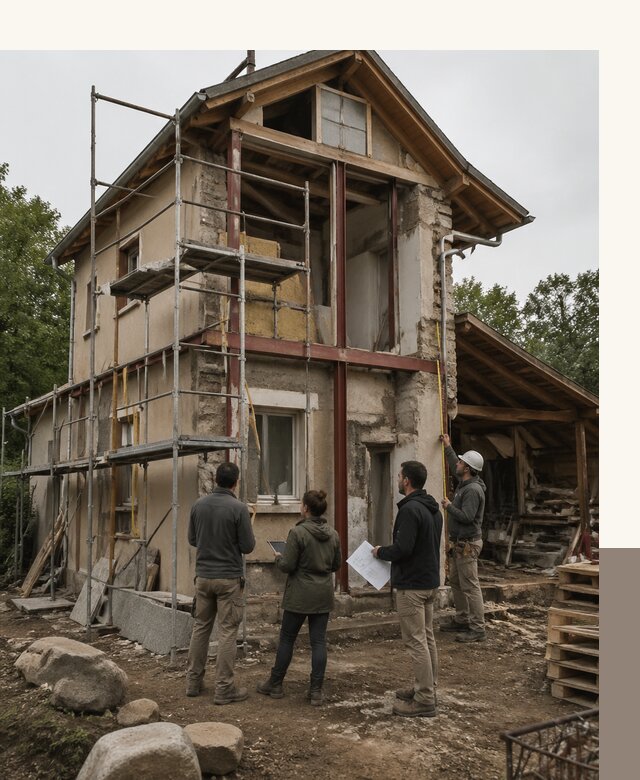 Реконструкция загородного дома под ключ в Киржаче от бюро