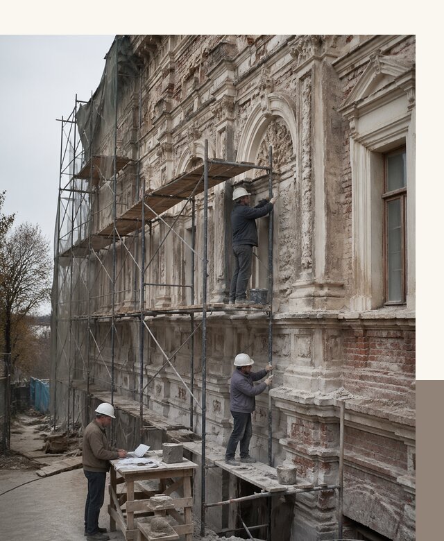 Реставрация объектов культурного наследия под ключ в Киржаче