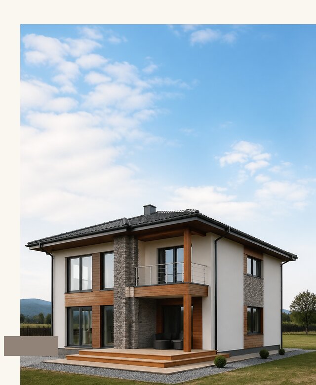 Проект дома 10 на 10 в Киржаче цена от 46395 р А3дПро-Крж
